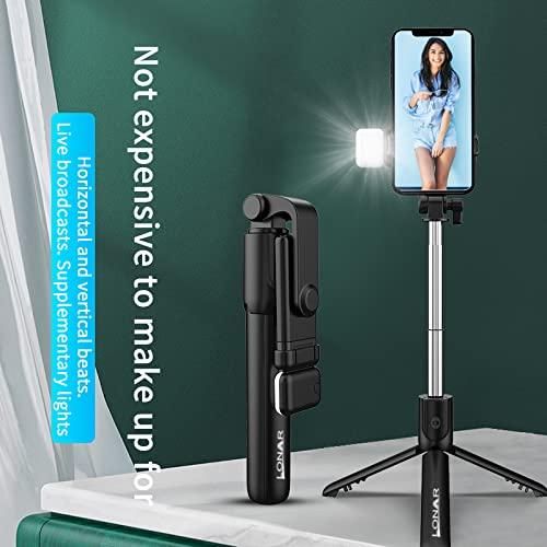 Tripod PRO (With In-Build Selfie Light and Bluetooth Remote)
