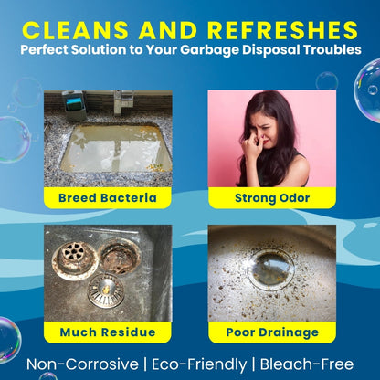 LemonBlast Yellow Bubble Tablets – Odor Eliminator + Blockage Remover BUY 1 GET 1 FREE