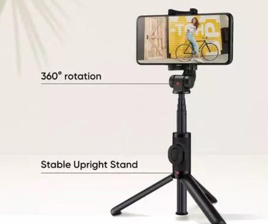 Tripod PRO (With In-Build Selfie Light and Bluetooth Remote)