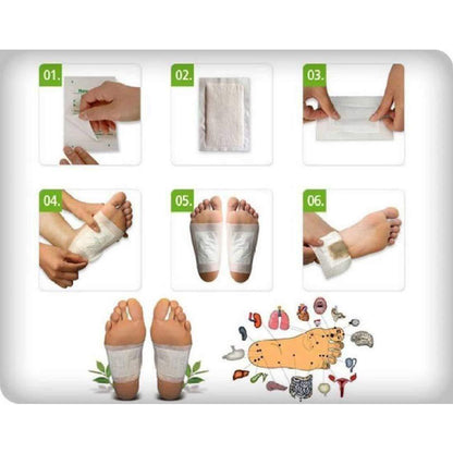 Herbal & Gentle Ingredient Detox Foot Pads (1 BOX = 20 PATCHES-BUY 1 GET 1 FREE)