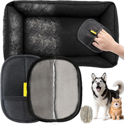 Pet Hair Removal Gloves (Pack of 2)