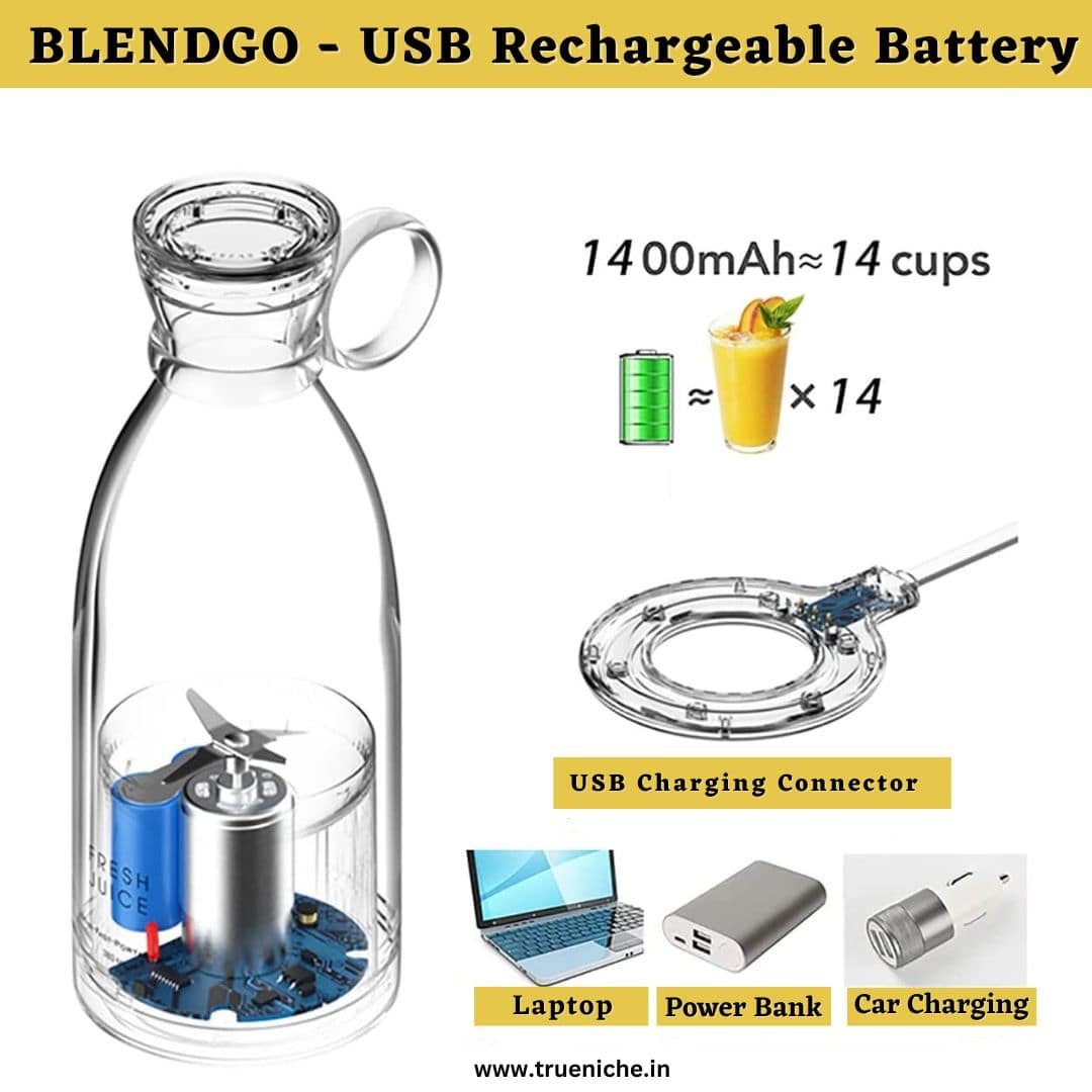 BLENDGO™ - Portable USB Blender