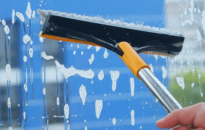 SparklePro 2-in-1 Mop and Scrub Brush