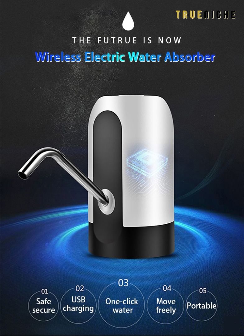 Aqua-Flow Portable USB Rechargeable Water Dispenser