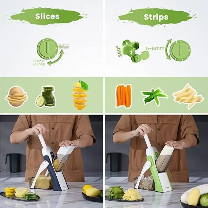 5 In 1 Vegetable Cutter