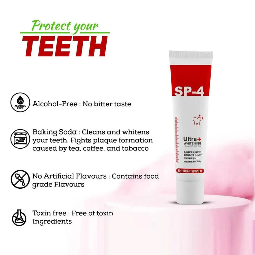 Ultra Probiotic Whitening Toothpaste ( Buy 1 Get 1 Free) 🔥
